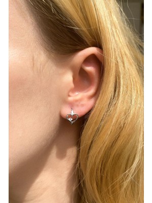 Spossy Silver Jewelry Kalp Küpe