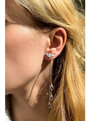 Spossy Silver Jewelry Sallantılı Arı Küpe