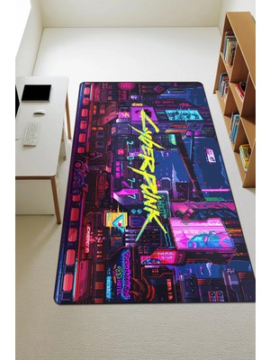 Dolce Mariee Modern Dijital Baskı Kaymaz Taban Çocuk ve Genç Odası Halısı H0586