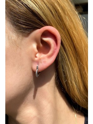 Spossy Silver Jewelry Kalp Küpe