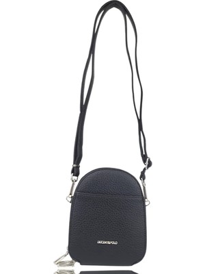 Decent Polo şık Kadın Omuz Çatası Telefonluk siyah 127