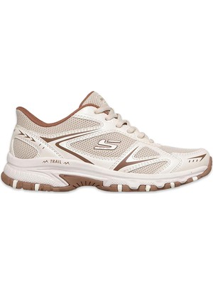 Skechers Kadın Bej Outdoor Yürüyüş Ayakkabısı Düz Taban Sentetik Malzeme ile Konforlu Kullanım 180358