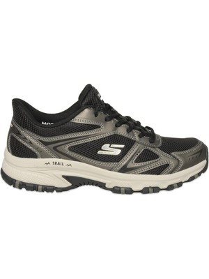 Skechers Kadın Spor Ayakkabı 180358 Hillcrest Slip Ins Siyah Düz Taban Sentetik Malzeme