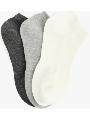 Koton 3'lü Desenli Patik Çorap Seti