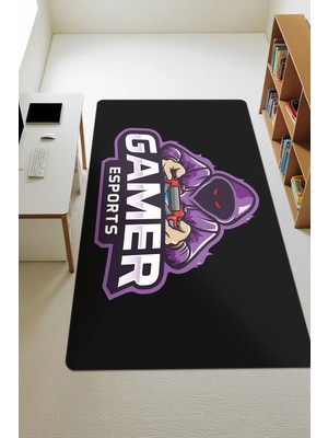 Dolce Mariee Modern Dijital Baskı Kaymaz Taban Çocuk ve Genç Odası Halısı H0502