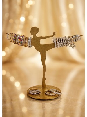 Dekoratif Balerin Tasarımlı Takı Standı,düzenleyici,yüzük/küpe/kolye/takı Askılığı