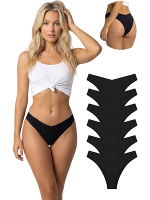 330 Kadın Dikişsiz Lazer Brazilian 6'lı Külot Paketi
