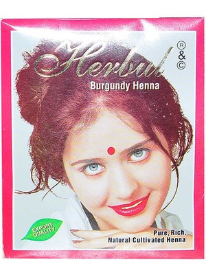 Kızıl Hint Kınası (Burgundy Henna) 10 gr Paket