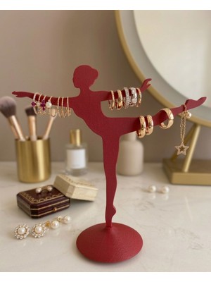 Dekoratif Balerin Tasarımlı Takı Standı,düzenleyici,yüzük/küpe/kolye/takı Askılığı