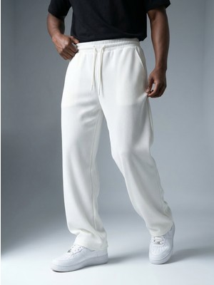 Erkek Fitilli Baggy Lastik Bel Bol Paça Pantalon K2026P