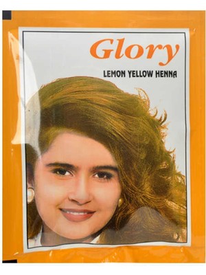 Limon Sarı Hint Kınası (Lemon Yellow Henna) 10 gr Paket
