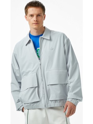 Lacoste Limited Edition Spor Grey Mens Jacket Erkek Sınırlı Üretim Spor Ceket Gri