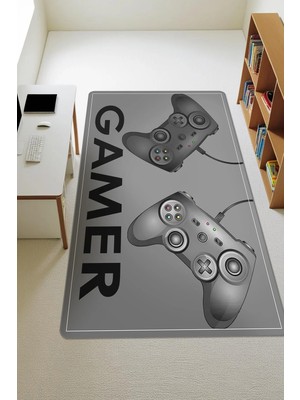 Dolce Mariee Modern Dijital Baskı Kaymaz Taban Çocuk ve Genç Odası Halısı H0506