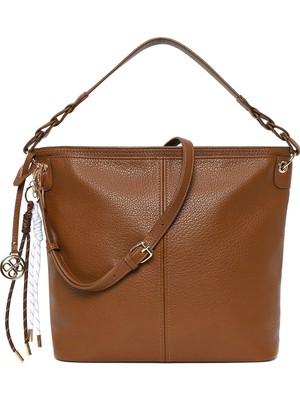 Derimod Kadın Kahverengi Uzun Askılı Omuz Çantası 26PBD2159FT