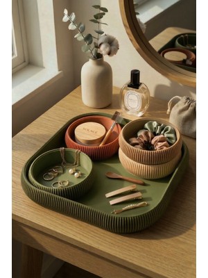 Puffin Design Tray ve Cup Düzenleyici Set