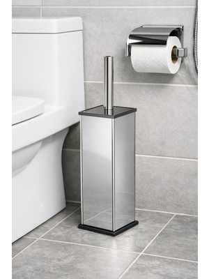 Onno Kare Klozet Süpürgesi Metal Krom