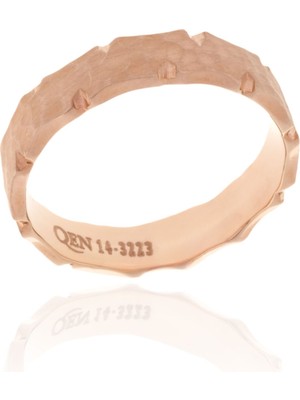 Berk Mücevherat 14 Ayar Rose Altın Mat Kadın Alyans 9