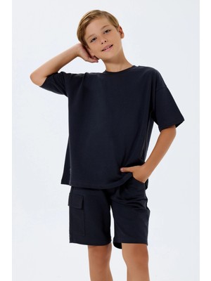 E-Bulurum Rolypoly 3765-2 Erkek Çocuk Kargo Bermuda Takım