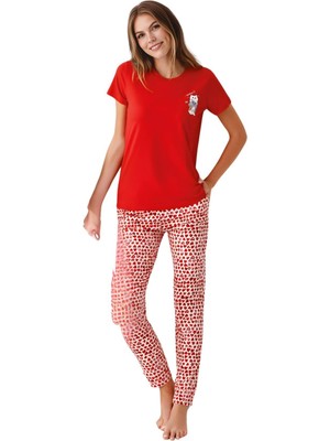 Arnetta Anne-Kız Seti Kadın Ikili Pijama Takım AR3581-S