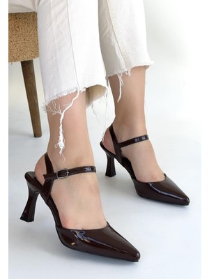 Mareandpanda Suden Kahverengi Rugan Topuklu Ayakkabı