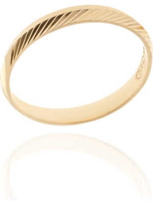 Berk Mücevherat 14 Ayar Altın Başak Kadın Alyans 9