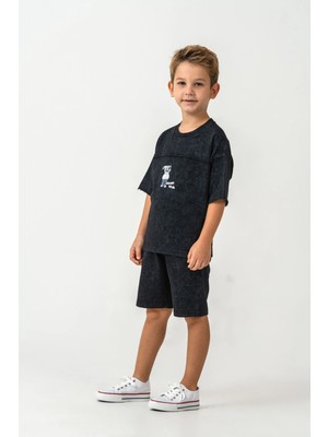 E-Bulurum Rolypoly RP3734-2 Erkek Çocuk Bermuda Takım