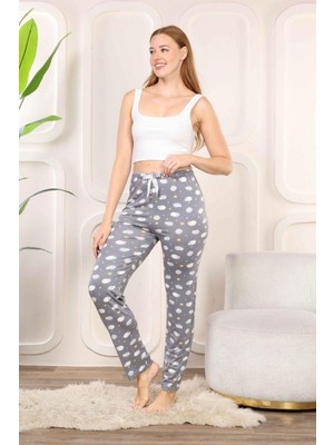 Anı İç Giyim Beli Fiyonklu Rahat Kesim Pamuklu Tek Alt Pijama Kadın BYATİ002