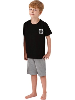Arnetta Baba-Oğul Seti E.çocuk Pijama Şortlu Takım AR3671G