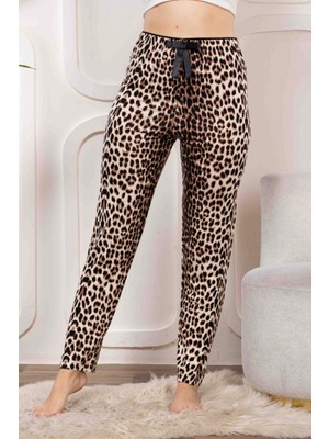 Anı İç Giyim Beli Fiyonklu Rahat Kesim Pamuklu Tek Alt Pijama Kadın BYATİ006