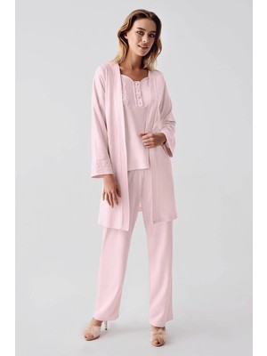 E-Bulurum Freshness 321 Kadın Sabahlıklı Pijama Takımı