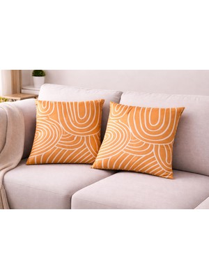 Ecem Home 2'li Kırlent Kılıfı