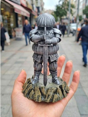 ESELYA3D Dark Souls "catarina'lı Siegmeyer" (Onion Knight) Figür-Onion Knight HEYKEL-18CM-FANART