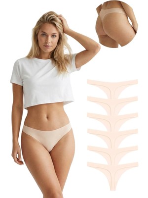 351 Kadın Lazer String Tanga 6'lı Külot Paketi