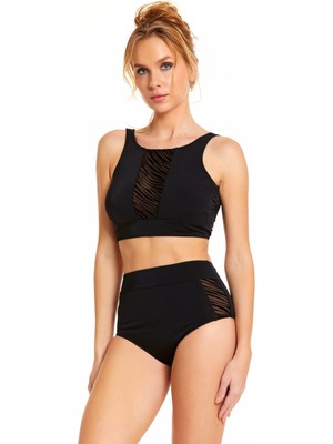 E-Bulurum Argento 01-1411-1145 Kadın Tül Detay Büstiyer Bikini