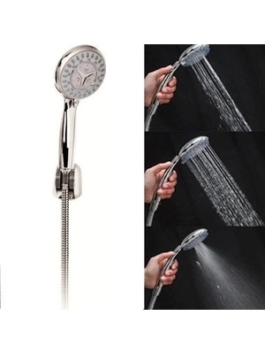 Balkan Grup Terapi Etkili 3 Fonksiyonlu Mercedes Duş Başlığı Seti