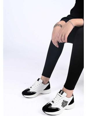 Bestello Bağcıklı Termo Taban Hakiki Deri Sneaker 338-7109 Kadın Ayakkabı
