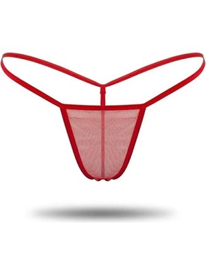 E-Bulurum Kadın 3'lü Transparan Tül String BC1304