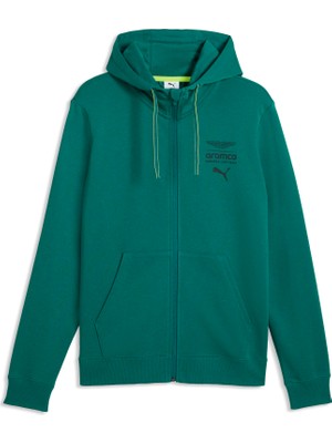 Puma Erkek Yeşil Puma Amf1 Essential Hooded Jacket Yeşil Erkek Eşofman Üst