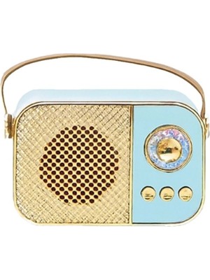 E-Bulurum LED Aydınlatmalı Hoparlör Mavi