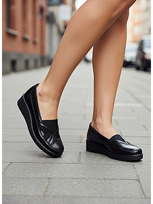 KAFKASLAR AYAKKABI Tam Ortopedik Dolgu Taban Anne Kadın Babet Günlük Ayakkabı