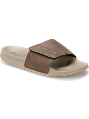 Erkekler İçin Dockers By Gerli Kahverengi Günlük Terlik Konfor ve Hafiflik