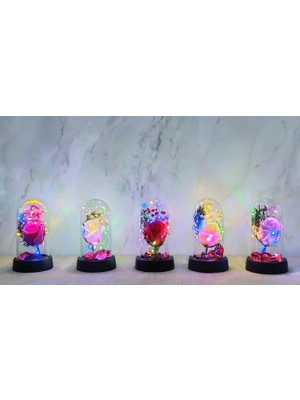 E-Bulurum Işıklı Müzikli Romantik Büyük Gül