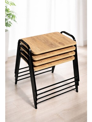 Abish 4lü Sandık Zigon Sehpa