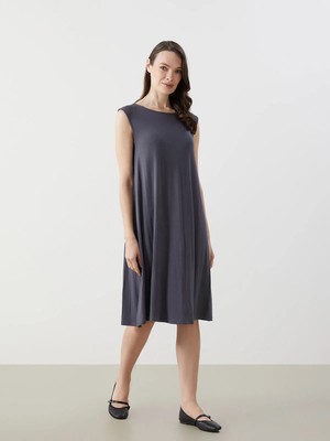 Lc Waikiki Yeni Sezon Bisiklet Yaka Kadın Elbise