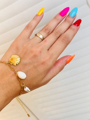 Gönülden Tasarım Çelik Midye Kadın Bileklik