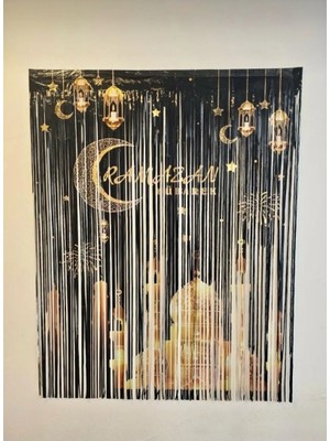 E-Bulurum Ramazan Metalize Perde Süs