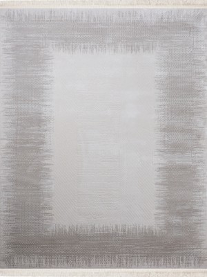 Nexus Halı Rönesans 9195 Gri Triko Akrilik Yumuşak Dokulu Kolay Temizlenebilir Kalın Halı