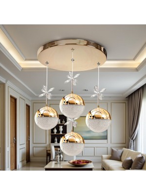 Osc Home Aydınlatma Tasarım Kumandalı LED Avize 3 Ayrı Renk Işık  Özelliğine Sahip