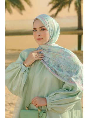 Buttonscarves Al Qasr Saten Şal - Zellige