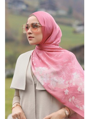 Buttonscarves Iseltwald Saten Şal - Deep Pink